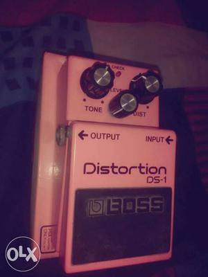 Distortion pedal processor guitar effects