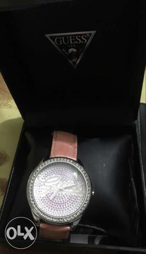 GUESS Original womens pink watch