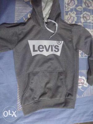 Gray Levi's Pull-over Hoodie