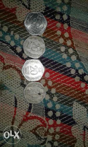 I have old silver coins of paise20.Serious buyers