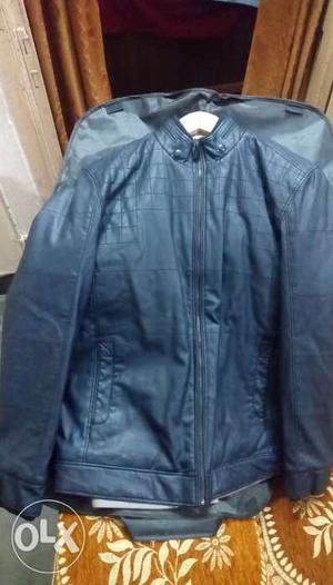 Its original leather jacket of blueman brand,