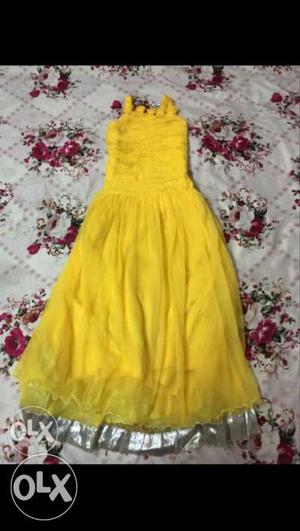 Long frock with 2 skirts size:38 for girls