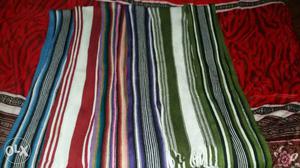 Multicolored Striped Textiles