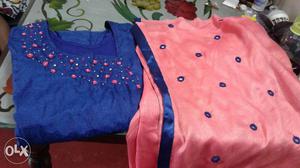 New churidar wit hand embroidery