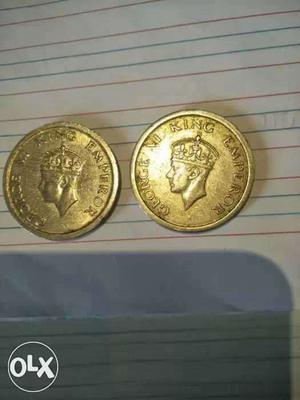 Old coins one rupee