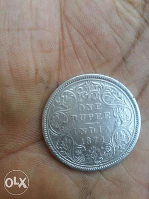 Old silver coin