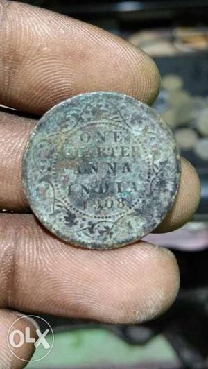 One Quarter Inna India Coin