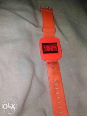 Red And Black Smart Watch