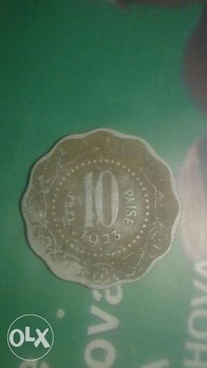 Scallop Edge 10 Paise Coin