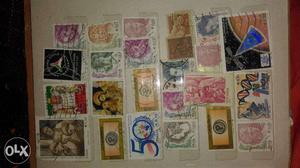 Stamps of italy and india