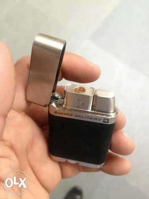 Swiss military original lighter and key chain