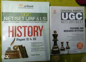 Ugc Net Jrf Book Paper 1 & History Paper 2 & 3