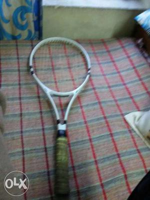 White Tennis Racket
