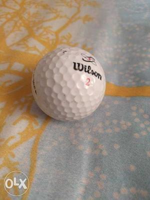 White Wilson 2 Golf Ball
