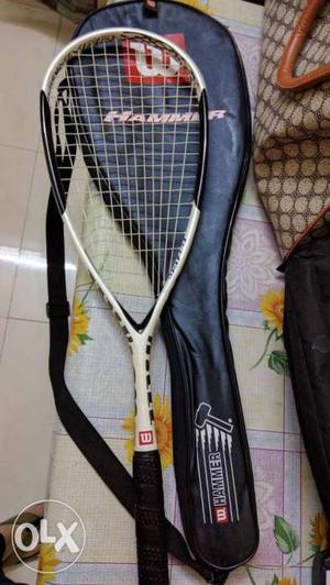 Wilson hammer squash racket in perfect condition
