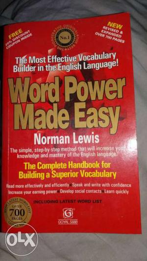 Word Power Made Easy By Norman Lewis A New Book