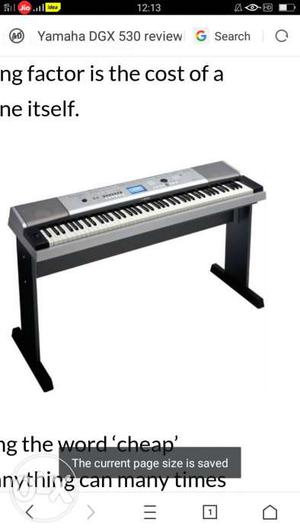 Yamaha Grand piano dgx 530
