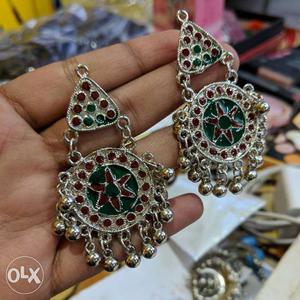 Afgani earrings each at 200/-