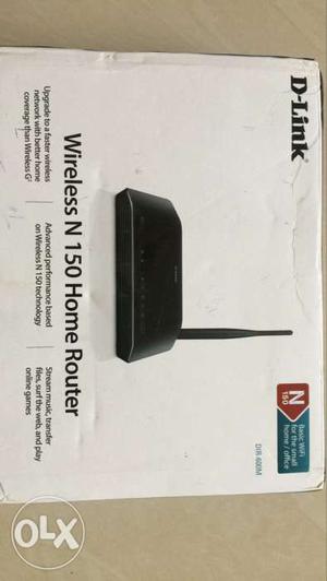 Almost new, D-Link Dir-600M Wireless N 150 Home