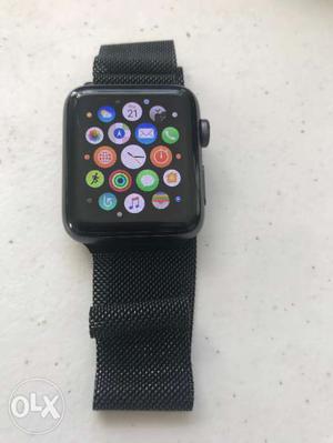 Apple watch series 2 42mm black under warranty
