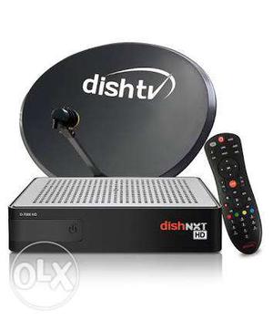 Black Dish NXT HD With Remote