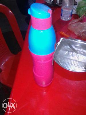 Blue And Pink Plastic Tumbler