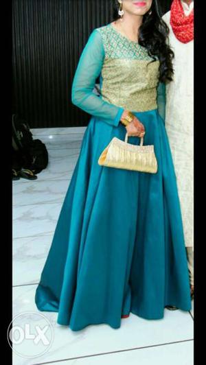 Blue gown. Only one time wear in brother's