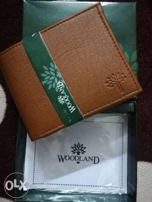 Brown WoodLand Leather Wallet
