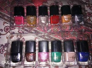 Color fusion 12 nail paints for parties k liye Nd