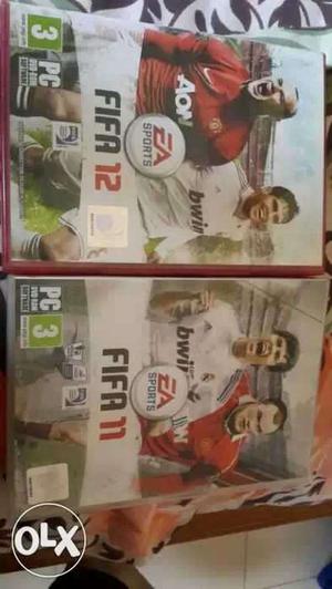 FIFA 12 And 11 EA Sports PC Game Case.