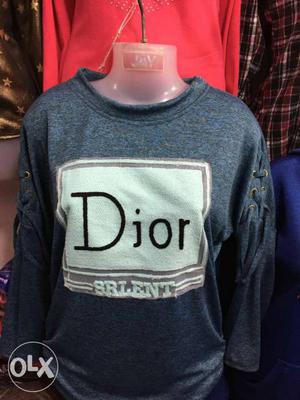 Gray Dior Printed Shirt