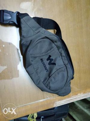 Grey Wildcraft Crossbody Bag