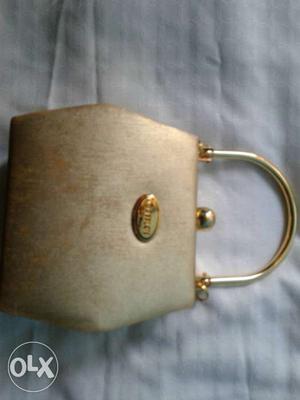 Imported Apple's golden ladies purse for