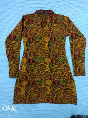 Ladies kurti pure wollen wear in 40 colur and