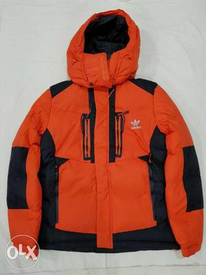 Orange And Black Adidas Hiking Jacket