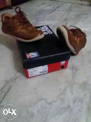 Pair Of Brown Leather Red Chief shoes. 8 no. Only one month