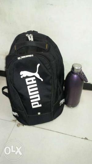 Puma bag and bottle