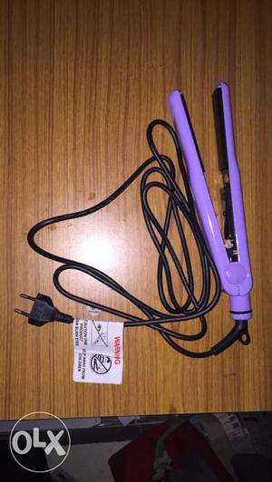 Purple Electric Hair Straightener