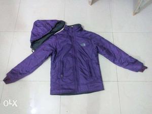 Purple Full-zip The North Face Jacket