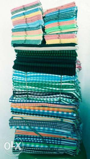 Towels,lungi,hanky 100 rs for each towels