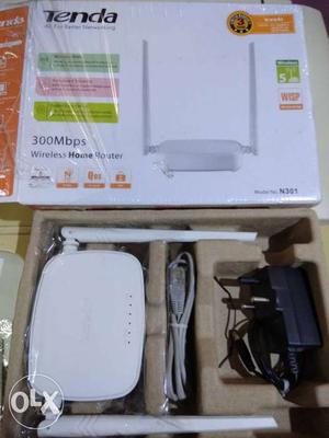 Unused brand new tenda WiFi router with 3 year warranty