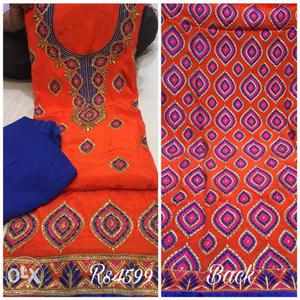 Wholesale price ladies embroideried suit