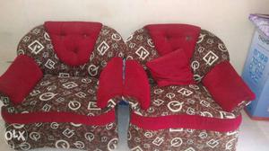 2 sofa chair in good condition. fixed price