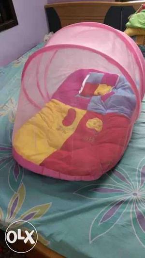 Baby bed with mosquito net..unused..in excellent