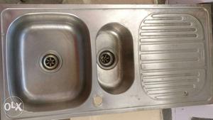 Gray Stainless Steel Sink, anti scratch, and in good