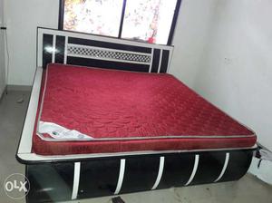 King size bed with mattress for sale and just 10
