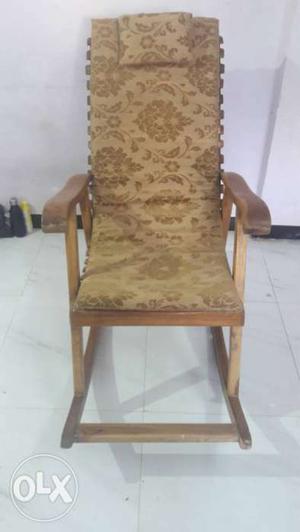Pure Teakwood (saag) 1 pc material Swing chair with sheet &