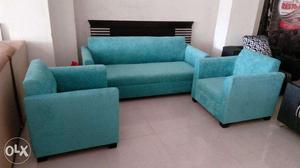 Sea green new sofa at sofa lounge