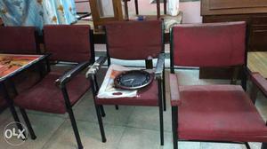 Set of 6 iron chairs in very good condition