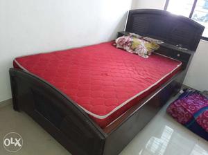 Single size bed with mattress for sale and just